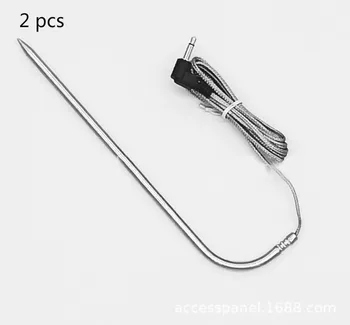 

2pcs Meat Probe for Cooking Food Meat bbq stove food meat temperature probe sensor replacement