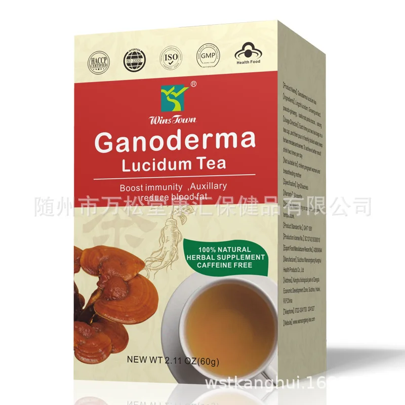 Экспорт чая Lingzhi упаковка для Ganoderma Lucidum 3G * 20 пак./кор. Wan Song Tang отдельный пакет
