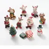 Christmas Santa Claus Christmas Tree Elk Mini Animal Trinkets Room Decoration Resin Christmas Decoration Gift ► Photo 3/6