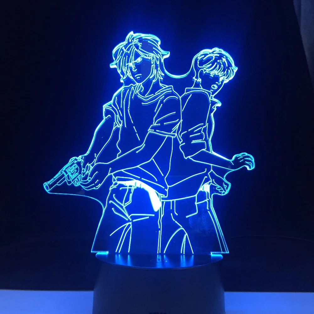 ASH LYNX AND EIJI OKUMURA LED ANIME LAMP 3D Led Color Lights