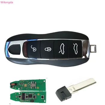 

Wilongda 4 button unkeyless remote key 434Mhz/315mhz half keyless card smart key for Porsche free shipping