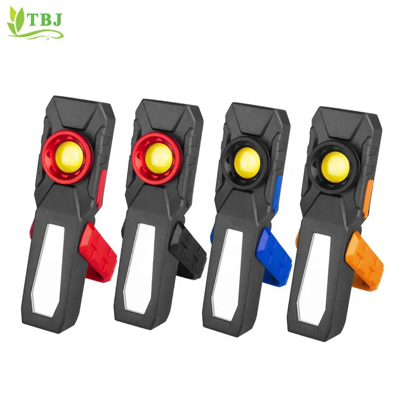 

Super Bright Led Work Light with 3 magnets Portable Magnetic Flashlight with Hanging Hook for car inspection