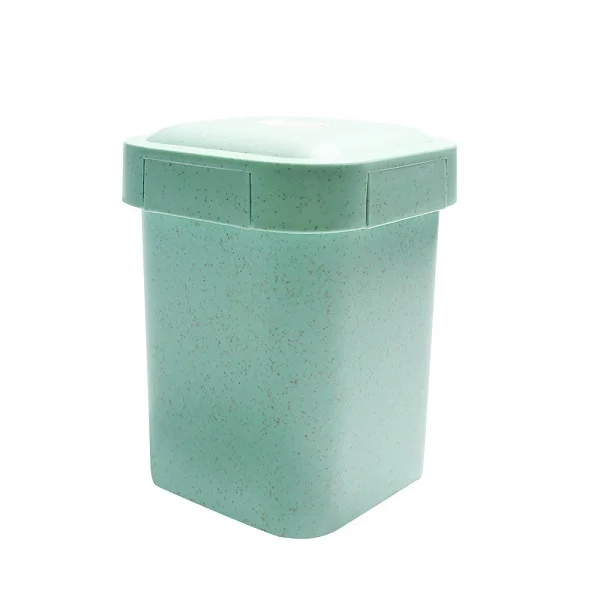550 мл безопасный материал Пшеничная солома герметичная чашка для супа с крышкой Портативный Ланч-бокс мини-бокс для бэнто-печи чашка для напитков для каши - Цвет: Green