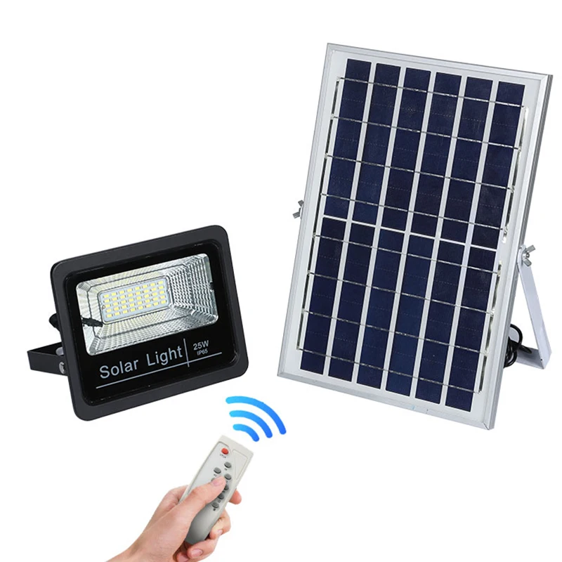 Led Solar Light Schijnwerper 25W 40W 60W 100W 200W Spotlight IP67 Auto Solar Lamp Tuin straat Garage Solar Power Light Outdoor