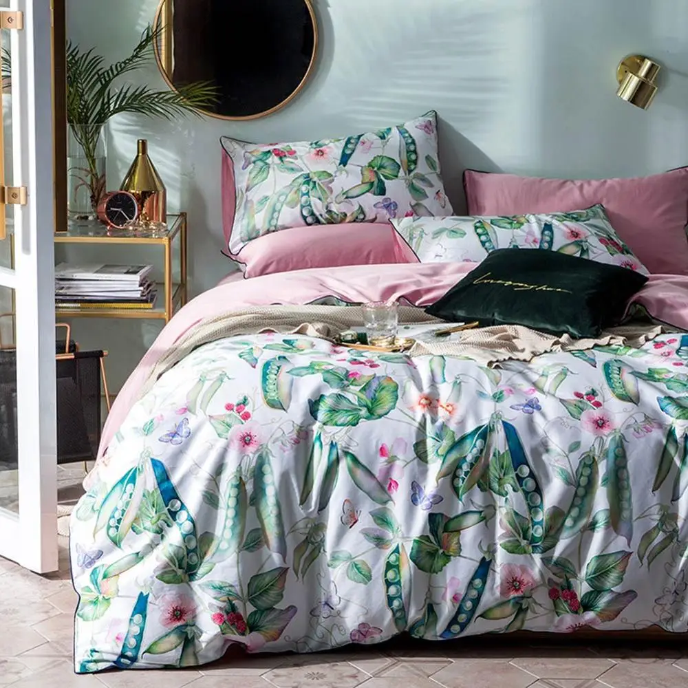Svetanya Duvet Cover Set Egyptian Cotton luxury Bedding Linens - Цвет: 20192655