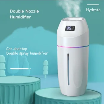 

New Car Usb Humidifier Large Capacity Double Spray Small Desktop Mini Household Humidifier