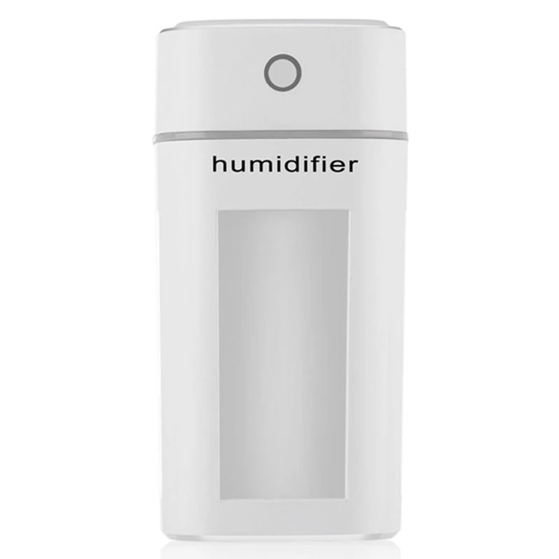 

Mini Fluorescence Humidifier Essential Oil Diffuser 240Ml Aroma Lamp LED Night Light USB Ultrasonic Fogger Car Air Freshener