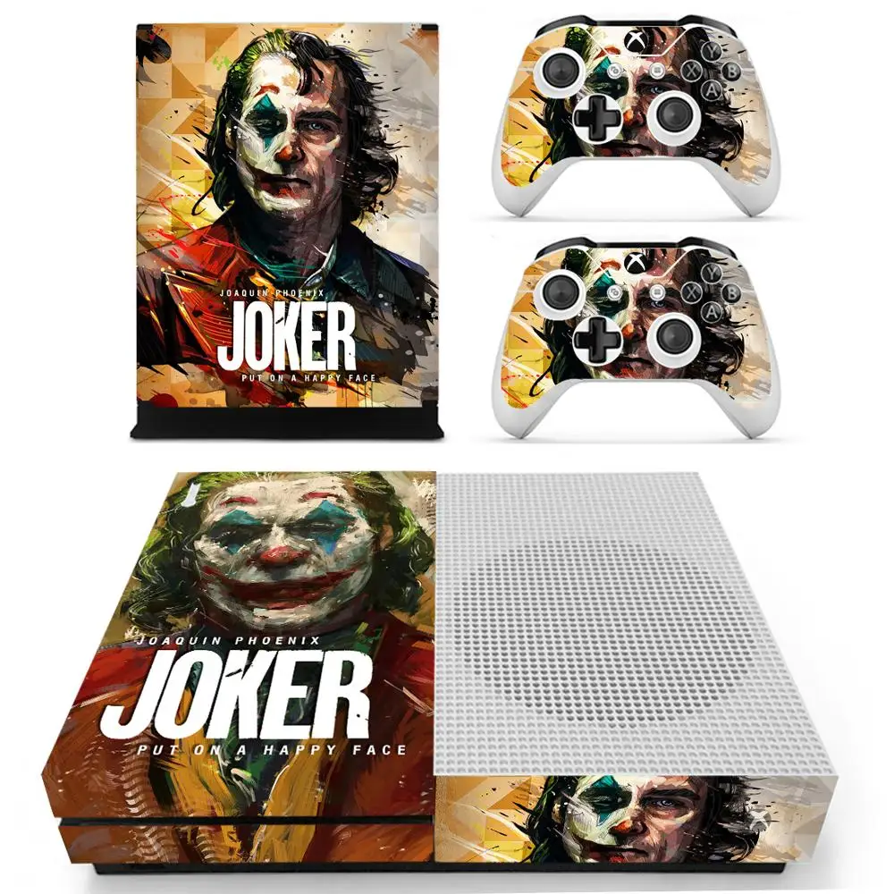 DC Джокер кожа Наклейка Обложка для Xbox One S консоли и контроллеры для Xbox One Slim Skins наклейка s винил - Цвет: YS-xboxoneS-2432
