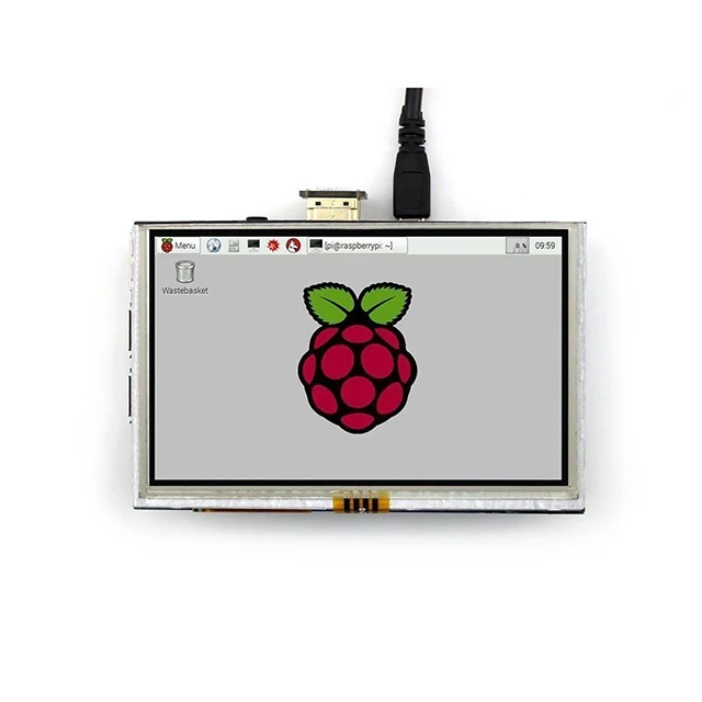 

A2-For Raspberry Pi LCD Display Module 5inch 800*480 TFT Resistive Touch Screen Panel Interface for Raspberry Pi 3