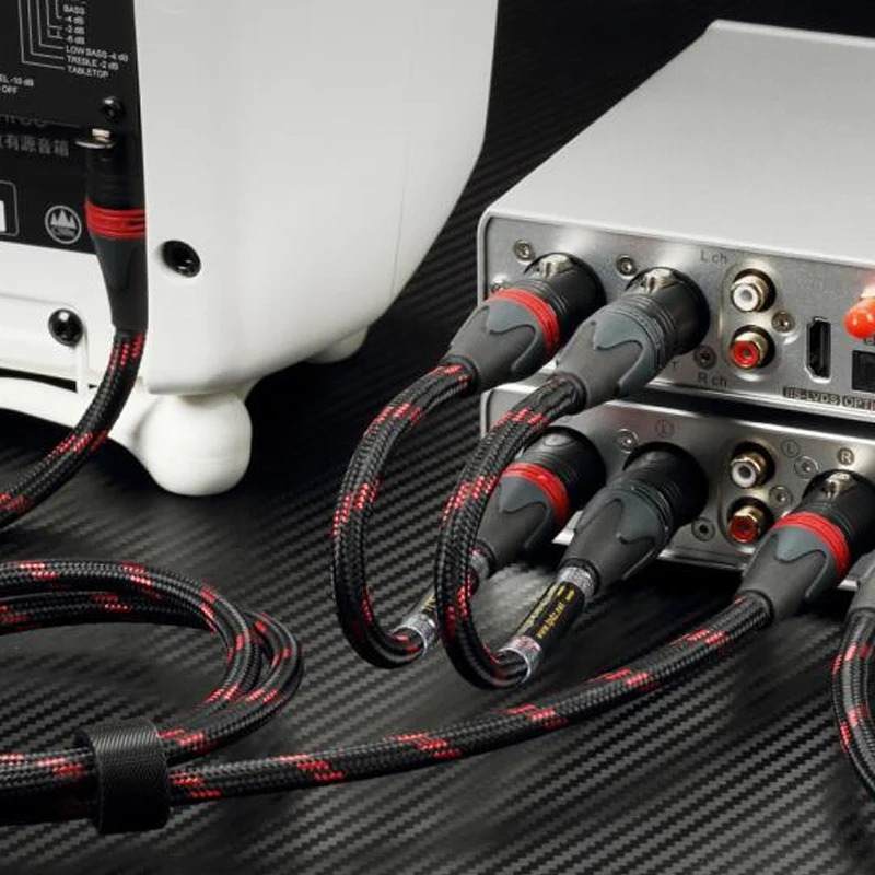Cristal de Cobre Cobertura Audiophile Único Xlr Equilibrada Linha Cabo Áudio Profissional Tcx1 6n - Image 6