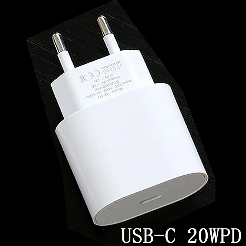 usb c fast charge 20W PD USB-C Power Adapter Charger EU Plug 18W Fast Charger for iPhone 11 12 mini pro max 13 8 plus X XS SE 2020 IPOD IPAD airpods usb c Chargers