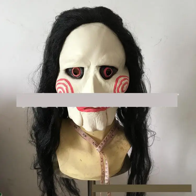 Chainsaw Murder Madness Movie Mask Chainsaw Ghost Mask Toy Unisex Horror Latex None - Цвет: Белый