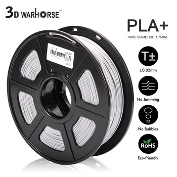 

1.75mm PLA PLUS Filament 1KG Accuracy Dimension +/-0.02mm Multi-colors For Choose PLA+ 3D Printer Filament Plastic
