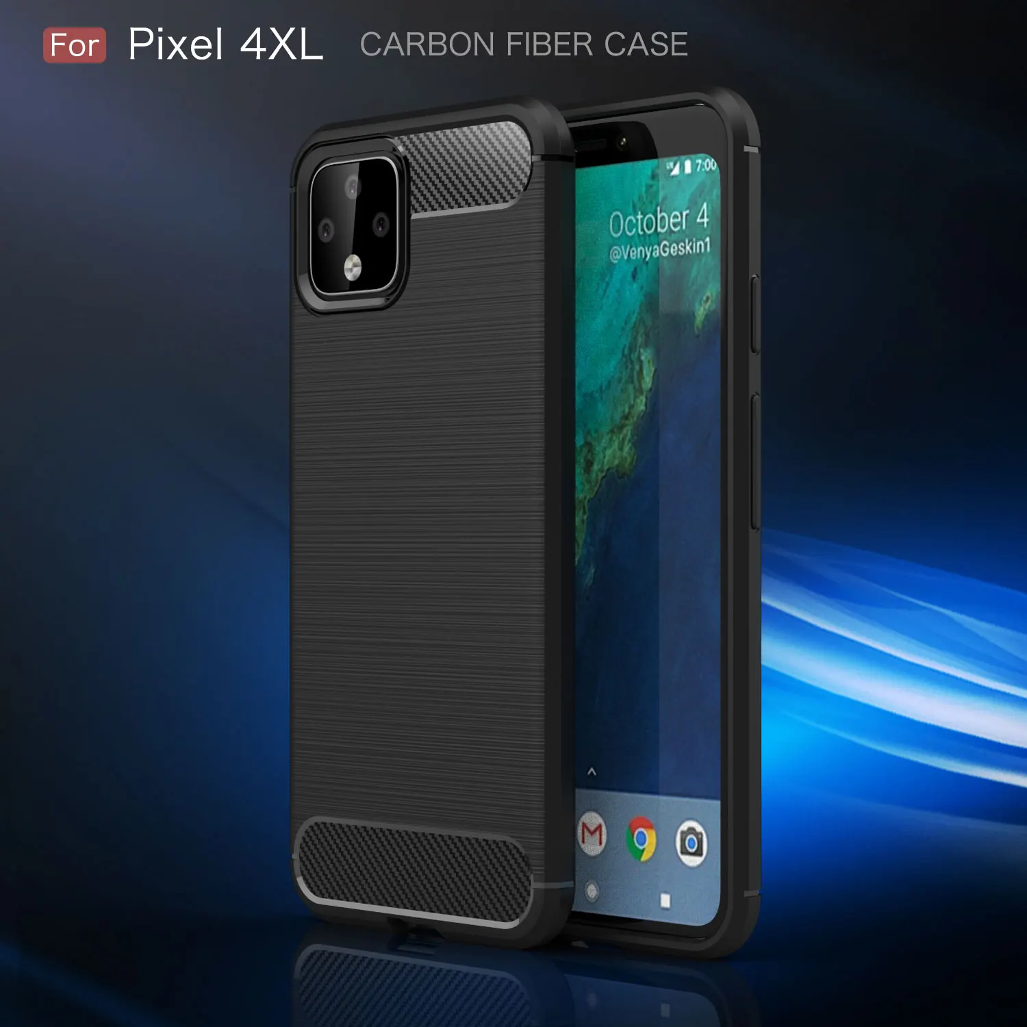 Чехол из углеродного волокна для Google Pixel 4 XL 4XL чехол высокое качество
