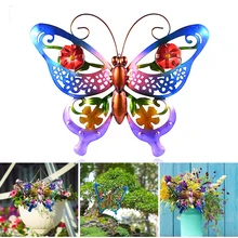 Butterfly Decoration 3d Wrought Wind Chimes Indoor Outdoor Balcony Garden Decor Yard
