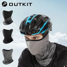 Маска для рыбалки OUTKIT, солнцезащитное шелковое полотенце для лица с УФ-защитой, Солнцезащитный дышащий не душный Быстросохнущий тканевый головной убор для рыбалки