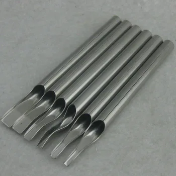 

3PCS Flat/Magnum 5/7/9/11/15/17F Round 3/5 7/9 11/14 16/18 105mm Extra Long Stainless Steel Tattoo Tips Tubes Supply