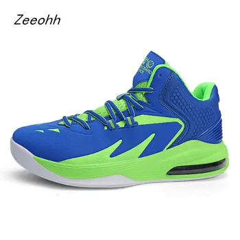 

Zeeohh Men Professional High-top Basketball Shoes Cushioning Light Basketball Sneakers Outdoor Breathable Sports Shoes
