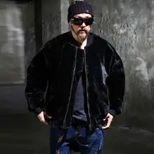 Осенняя Повседневная кожаная куртка из искусственного меха норки, Мужская зимняя утолщенная теплая меховая кожаная куртка, мужские куртки jaqueta de couro, модная B113