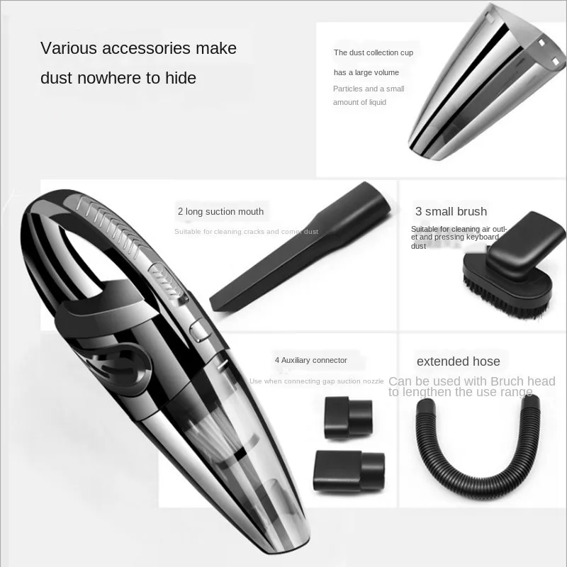 US $105.71 Car Vacuum Cleaner Car Handheld Vacuum Cleaner Mini Vacuum Cleaner For Car VacuCar Aspirateur 5Kpa Powerful Vaccum Cleaners Auto