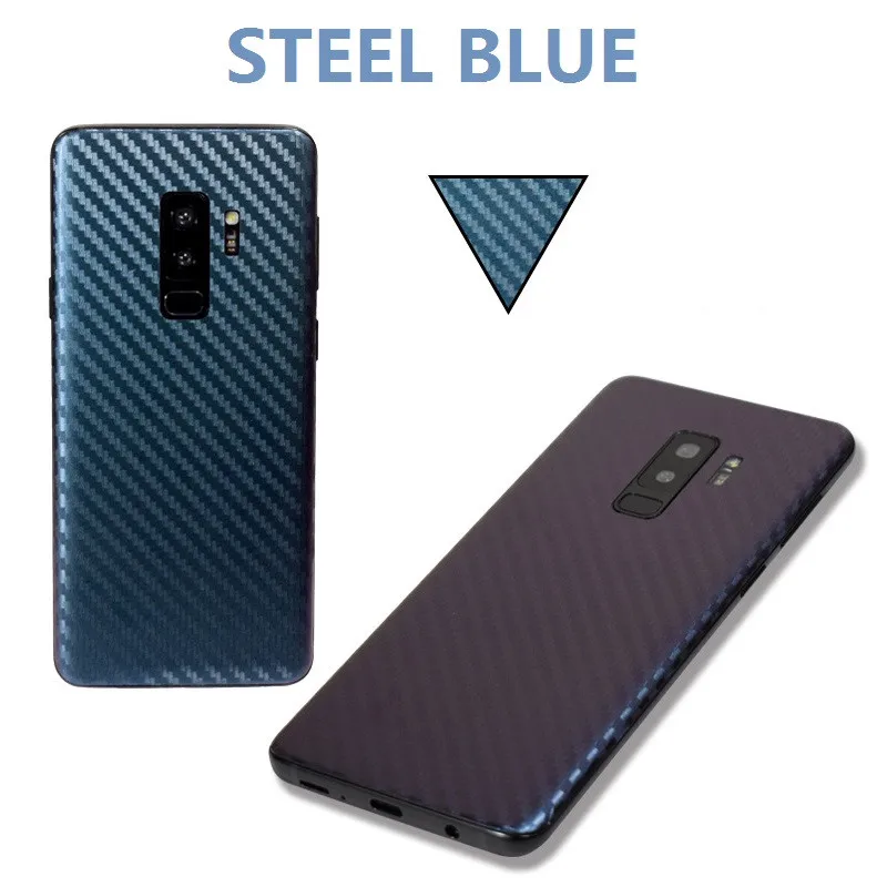 Роскошная наклейка для samsung Galaxy S9 Plus S10 S8 S7 Edge градиентная цветная пленка из углеродного волокна S10 Plus наклейка для смартфона s EEMIA