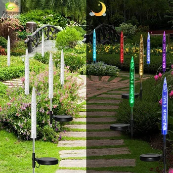 

solar led landscape light Colorful Lawn lamps Outdoor waterproof garden light Ground lamp solar lamp for garden decoration