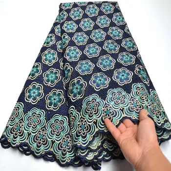

Beautiful floral Design Swiss Voile Lace In Switzerland With Stones African Dry Lace Fabric High Quality For Men and Women Ki086