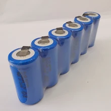 Синий 1,2 в 6 шт Ni-CD SC1500mAh аккумуляторы высокой мощности 10C с вкладками аккумуляторная батарея для электроинструментов электрическая отвертка