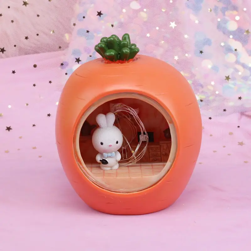 

BRELONG Cartoon Carrot Star Light Night Light Creative Commodity Desktop Decoration