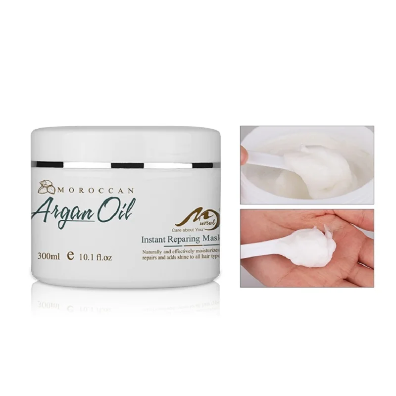 300ml Magical keratin Hair Mask Moisturising Cream Morocco Argan Oil Repairs Hair Damage Restore Soft Hair 2