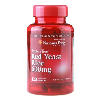 

Free shipping Red Yeast Rice 600 mg 120 pcs