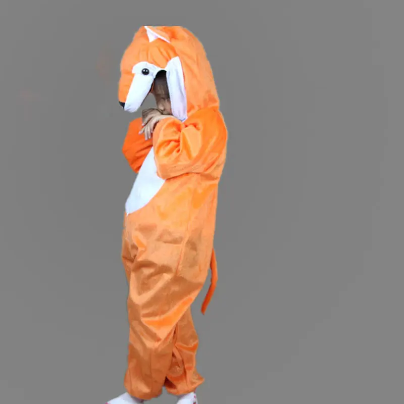 Umorden Children Kids Girl Boy Cartoon Animal Fox Costume Cosplay Clothes Suit Children's Day Halloween Costumes Jumpsuit