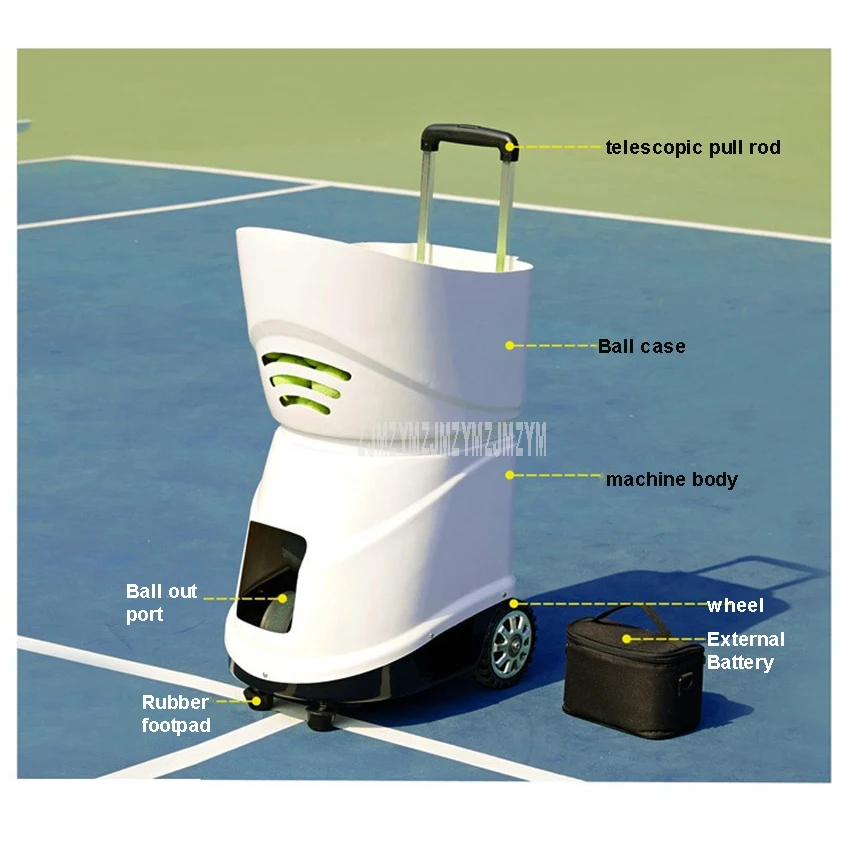 Теннисный тренажер Pro Tennis Автоматическая сервировочная машина сервер мобильный телефон дистанционное управление устройство обучения