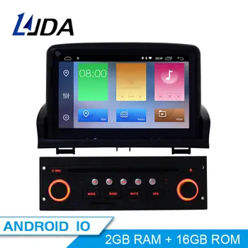 

LJDA Android 10.0 Car Multimedia Player For Peugeot 307 2007-2011WiFi GPS Navigation 1 Din Car Radio Stereo CD DVD Player Canbus
