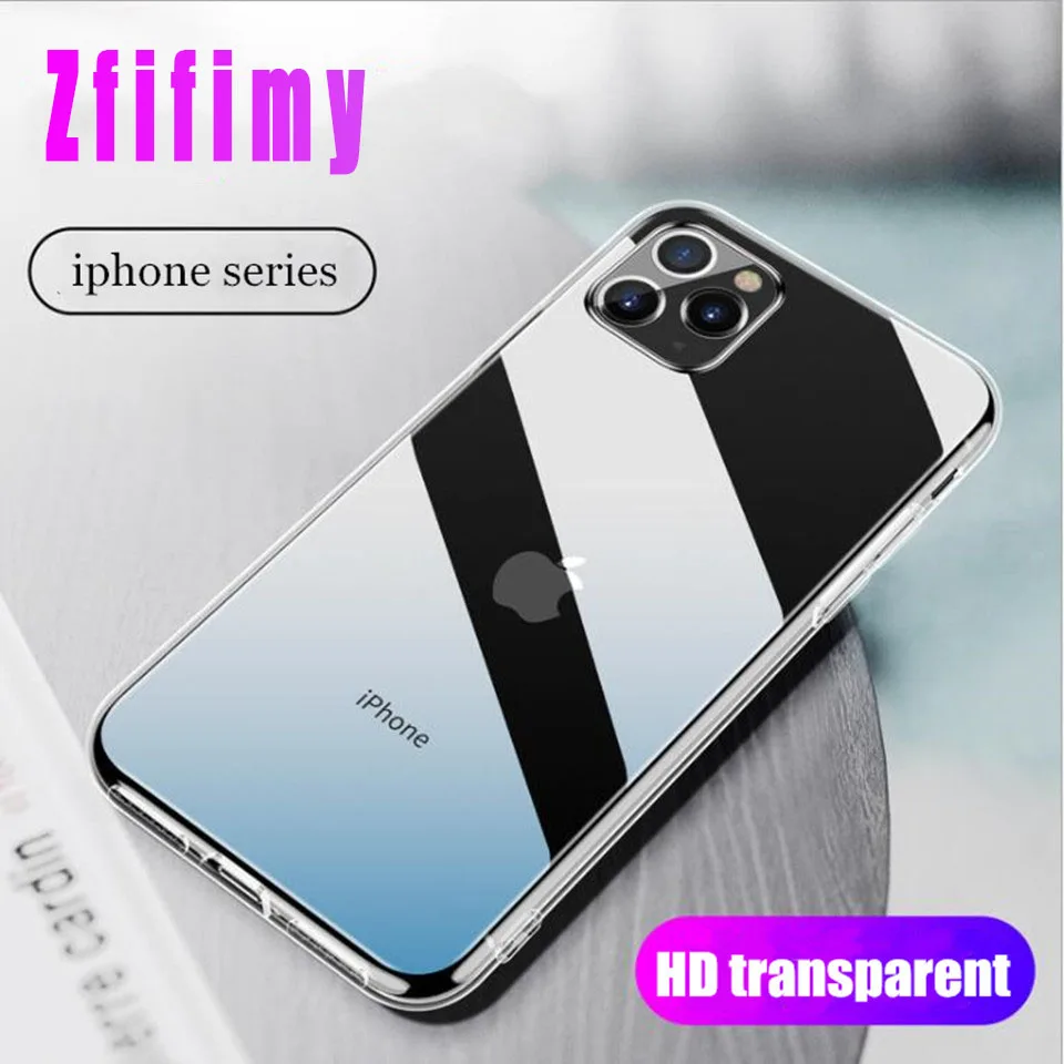 

Shockproof TPU Phone Case For iPhone 11 11Pro Max 2019 5.8 inch 6.1 inch 6.5 inch New Case Transparent Protection Back Cover