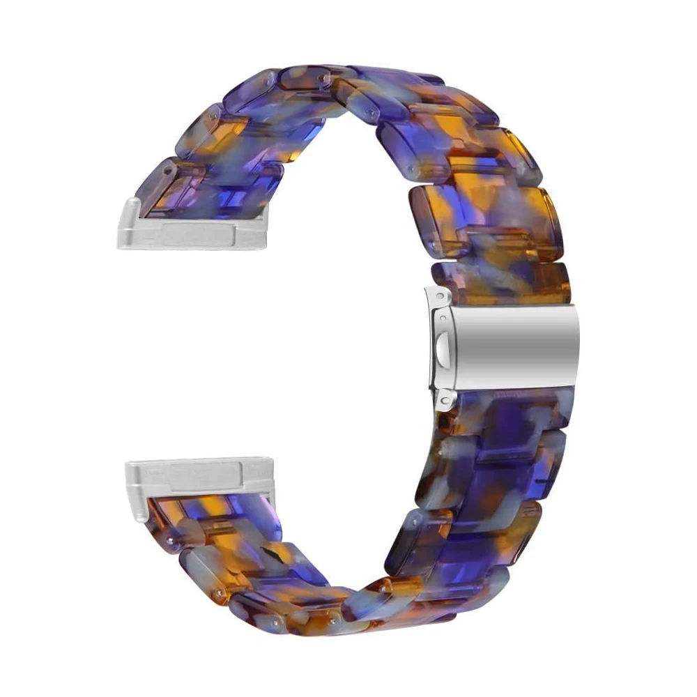 Resin Accessory Wristband for Smart Watches - Elegant Watch Strap Replacement