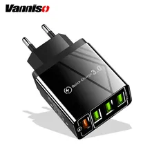 30 Вт Быстрая зарядка 3,0 USB зарядное устройство для iPhone X samsung A50 Xiaomi One Plus быстрое настенное зарядное устройство США ЕС Великобритания планшет зарядное устройство для мобильного телефона