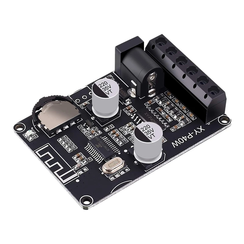 Bluetooth усилитель плата 5 0 Stereo o Мощность Плата усилителя 40Wx2 приемник DC 12 V/24V XY-P40W |