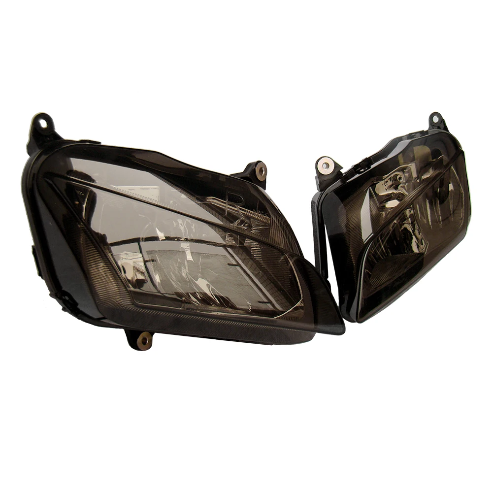 Tan Lens Shell Передняя фара сборка для Honda CBR600RR F5 CBR 600 RR 2007 2008 2009 2010 2011 2012 мотоцикл, запчасть 2 шт./компл - Цвет: Tan Lens Shell