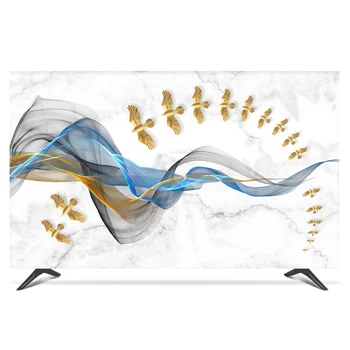 

Custom 19" - 80" 22 inch 75 inch Decorative Hood Cover for Screen LCD TV PC Landscape Birds Flying Waterproof