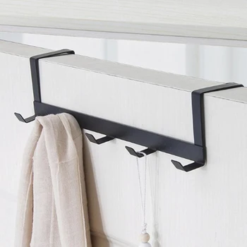 

Durable Door Hook Seamless Hook Rack Living Room Durable Wall Hanger For Kitchen Accessories 5 Hooks Bearing Storage Hooks