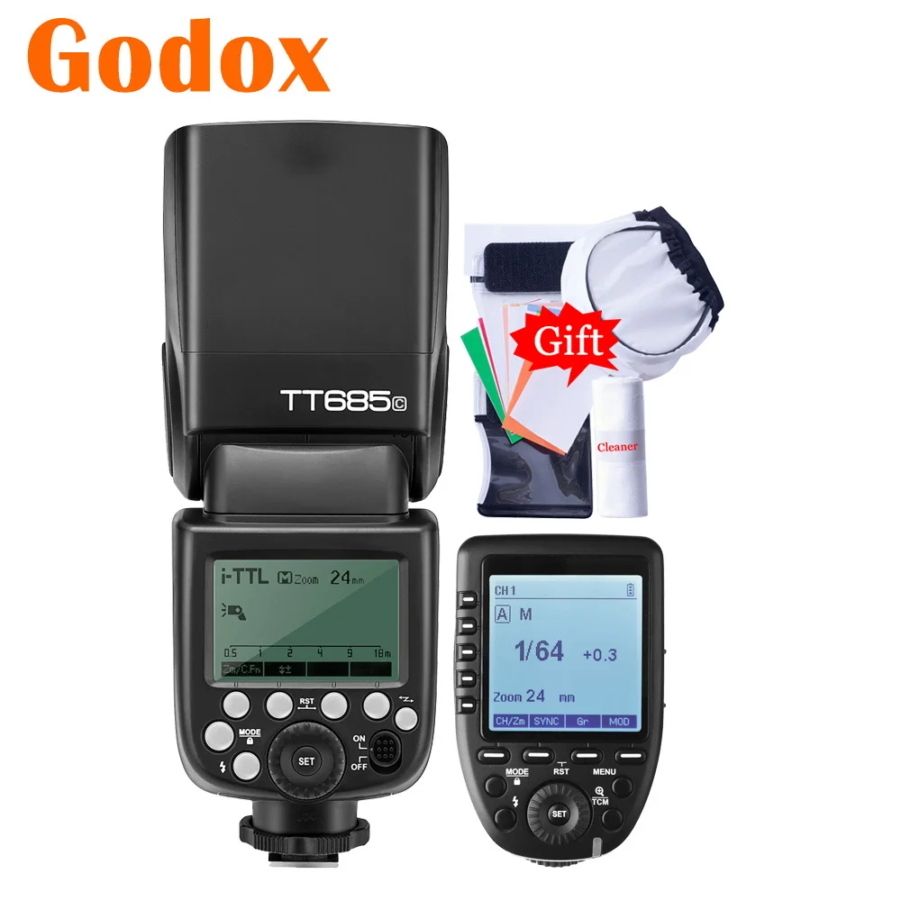 Godox TT685 TT685C 2.4G TTL Camera Flash Speedlite Xpro-C Transmitter Trigger For Canon 5D 6D 7D 650D 600D 700D 750D 810D 800D |