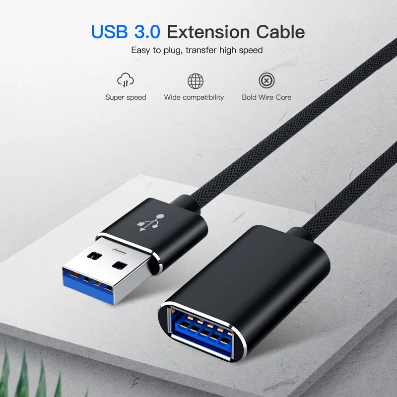 USB 3 0 2 кабель для ПК Smart tv PS4 Xbox mouse USB3.0 удлинитель синхронизации данных