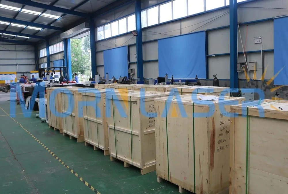 ten sets Morn fiber laser delivery