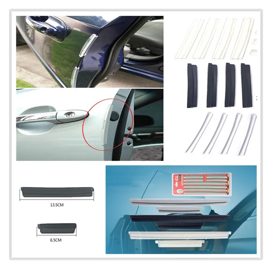 

Car Side Door Edge Protective Strip Scrape Bumper Guards for Toyota Yaris Tundra Tacoma RAV4 Corolla Aygo Avalon Auris