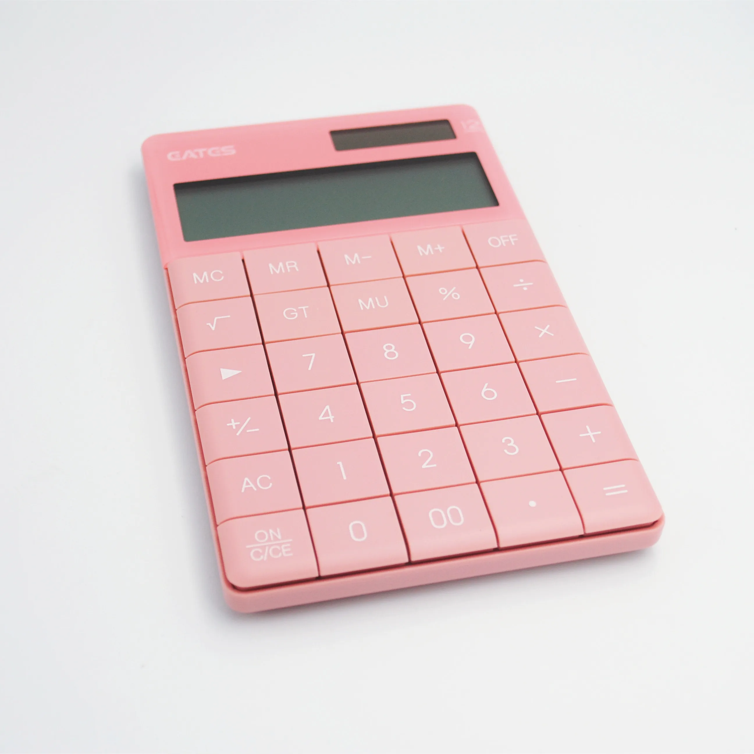 Ferramenta de Contabilidade de Negócios Bateria e Energia Dígitos Desktop Calculadora Grandes Botões Financeiros Branco Azul Laranja Rosa Solar 12 - Imagem 4