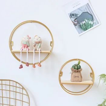 

Nordic Style Scandinavian Metal Wall Shelf Nordic Wall Decor Shelf Living Room Decoration Organizer Storage Holders Wall Dec