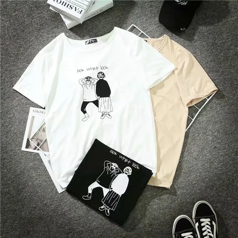 

2019 Summer New Style Men's Half Sleeve Popular Brand Students Teenager Xia xue on Clothes Trend MEN'S Short-sleeved T-shirt