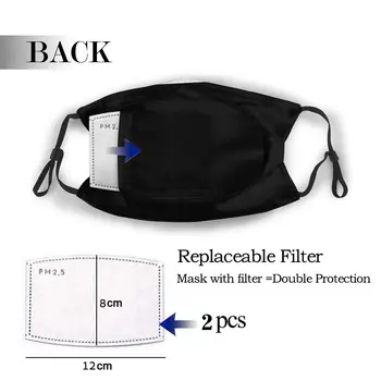 

protective mask with filter Great Snowy Horned Owl anti dust PM2.5 reuse adult teen child girl