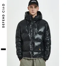 Новинка, зимний тренд, повседневный пуховик, мужской яркий короткий утепленный мужской пуховик с капюшоном